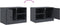 vidaXL - Tv-meubel - 67x39x44 - cm - staal - antracietkleurig