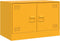 vidaXL - Tv-meubel - 67x39x44 - cm - staal - mosterdgeel
