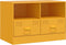 vidaXL - Tv-meubel - 67x39x44 - cm - staal - mosterdgeel