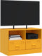 vidaXL - Tv-meubel - 67x39x44 - cm - staal - mosterdgeel