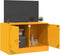 vidaXL - Tv-meubel - 67x39x44 - cm - staal - mosterdgeel