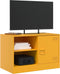 vidaXL - Tv-meubel - 67x39x44 - cm - staal - mosterdgeel