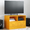 vidaXL - Tv-meubel - 67x39x44 - cm - staal - mosterdgeel