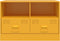 vidaXL - Tv-meubel - 67x39x44 - cm - staal - mosterdgeel