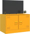 vidaXL - Tv-meubel - 67x39x44 - cm - staal - mosterdgeel