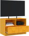 vidaXL - Tv-meubel - 67x39x44 - cm - staal - mosterdgeel