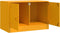 vidaXL - Tv-meubel - 67x39x44 - cm - staal - mosterdgeel