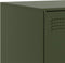 vidaXL - Tv-meubel - 67x39x44 - cm - staal - olijfgroen