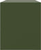 vidaXL - Tv-meubel - 67x39x44 - cm - staal - olijfgroen