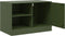 vidaXL - Tv-meubel - 67x39x44 - cm - staal - olijfgroen