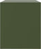 vidaXL - Tv-meubel - 67x39x44 - cm - staal - olijfgroen