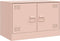 vidaXL - Tv-meubel - 67x39x44 - cm - staal - roze