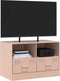 vidaXL - Tv-meubel - 67x39x44 - cm - staal - roze