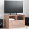 vidaXL - Tv-meubel - 67x39x44 - cm - staal - roze