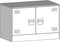 vidaXL - Tv-meubel - 67x39x44 - cm - staal - roze