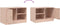 vidaXL - Tv-meubel - 67x39x44 - cm - staal - roze