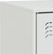 vidaXL - Tv-meubel - 67x39x44 - cm - staal - wit