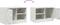 vidaXL - Tv-meubel - 67x39x44 - cm - staal - wit
