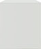 vidaXL - Tv-meubel - 67x39x44 - cm - staal - wit