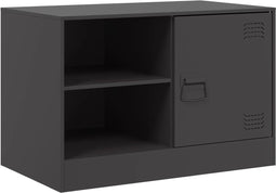 vidaXL - Tv-meubel - 67x39x44 - cm - staal - zwart