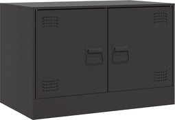 vidaXL - Tv-meubel - 67x39x44 - cm - staal - zwart