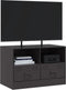 vidaXL - Tv-meubel - 67x39x44 - cm - staal - zwart