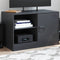 vidaXL - Tv-meubel - 67x39x44 - cm - staal - zwart