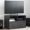vidaXL - Tv-meubel - 67x39x44 - cm - staal - zwart