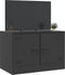 vidaXL - Tv-meubel - 67x39x44 - cm - staal - zwart