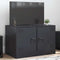 vidaXL - Tv-meubel - 67x39x44 - cm - staal - zwart