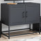 vidaXL - Tv-meubel - 68,5x39x60,5 - cm - staal - antracietkleurig