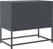 vidaXL - Tv-meubel - 68,5x39x60,5 - cm - staal - antracietkleurig