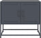 vidaXL - Tv-meubel - 68,5x39x60,5 - cm - staal - antracietkleurig