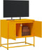 vidaXL - Tv-meubel - 68,5x39x60,5 - cm - staal - mosterdgeel