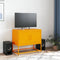 vidaXL - Tv-meubel - 68,5x39x60,5 - cm - staal - mosterdgeel