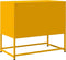 vidaXL - Tv-meubel - 68,5x39x60,5 - cm - staal - mosterdgeel