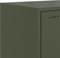 vidaXL - Tv-meubel - 68,5x39x60,5 - cm - staal - olijfgroen