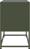 vidaXL - Tv-meubel - 68,5x39x60,5 - cm - staal - olijfgroen
