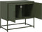 vidaXL - Tv-meubel - 68,5x39x60,5 - cm - staal - olijfgroen