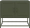 vidaXL - Tv-meubel - 68,5x39x60,5 - cm - staal - olijfgroen