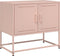 vidaXL - Tv-meubel - 68,5x39x60,5 - cm - staal - roze