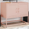 vidaXL - Tv-meubel - 68,5x39x60,5 - cm - staal - roze