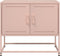 vidaXL - Tv-meubel - 68,5x39x60,5 - cm - staal - roze