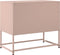 vidaXL - Tv-meubel - 68,5x39x60,5 - cm - staal - roze