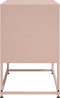 vidaXL - Tv-meubel - 68,5x39x60,5 - cm - staal - roze
