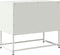 vidaXL - Tv-meubel - 68,5x39x60,5 - cm - staal - wit