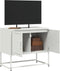 vidaXL - Tv-meubel - 68,5x39x60,5 - cm - staal - wit