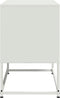 vidaXL - Tv-meubel - 68,5x39x60,5 - cm - staal - wit
