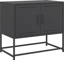 vidaXL - Tv-meubel - 68,5x39x60,5 - cm - staal - zwart