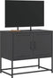 vidaXL - Tv-meubel - 68,5x39x60,5 - cm - staal - zwart